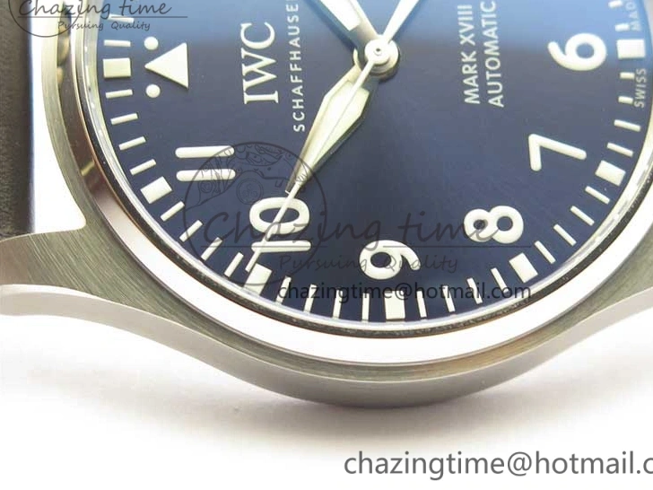MIROTIME 0513 MARK XVIII Le Petit Prince IW327004 SS FKF 1:1 Best Edition Blue Dial On Brown Leather Strap Trendsetting 7117